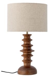 Stolne Lampa Bloomingville, Elinora, Smeđa / hrđa, Spavaća soba, Drvo, Skandinavski