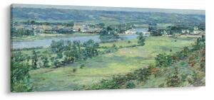 Slika - Theodore Robinson, The Valley of the Seine, From the Hills of Giverny, reprodukcije (120x50 cm)