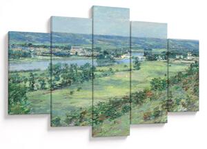Slika - Theodore Robinson, The Valley of the Seine, From the Hills of Giverny, reprodukcije (150x105 cm)