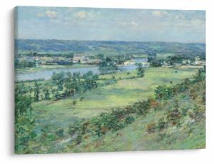 Slika - Theodore Robinson, The Valley of the Seine, From the Hills of Giverny, reprodukcije (70x50 cm)