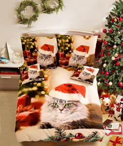 3D pamučna posteljina MAGIC PAWS šarena + Jastučnica 40x50 cm besplatno. Dimenzije posteljine: 70 x 90 cm | 140 x 200 cm