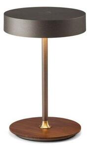 Stolne Lampa Halo Design, prigušiv, Crno, Dnevna soba, Metal