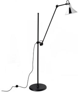 Lampe Gras 215 podna lampa, crna/krom – DCW