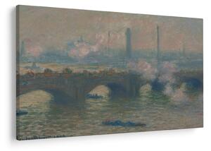 Slika - Claude Monet, Waterloo Bridge, Gray Day, reprodukcije (90x60 cm)
