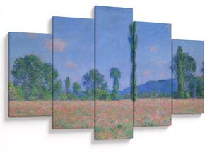 Slika - Claude Monet, Poppy Field (Giverny), reprodukcije (150x105 cm)