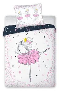 FARO posteljina 2 djelna Cuddles balerina roza