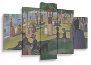 Slika - Georges Seurat, A Sunday on La Grande Jatte, reprodukcije (150x105 cm)