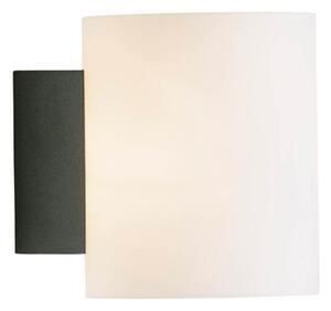 Evoke Zidna Lampa IP44 Small Anthracite/Opal - Herstal