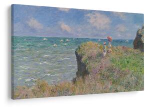 Slika - Claude Monet, Cliff Walk at Pourville, reprodukcije (90x60 cm)