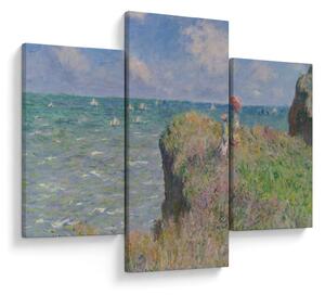 Slika - Claude Monet, Cliff Walk at Pourville, reprodukcije (90x60 cm)
