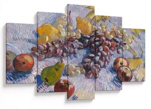 Slika - Vincent van Gogh, Grapes, Lemons, Pears, and Apples, reprodukcije (150x105 cm)