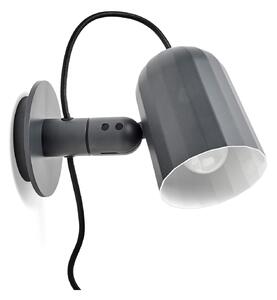 Zidne Svjetiljka HAY, Noc Wall, Sivo, Dnevna soba, Metal, Dizajn