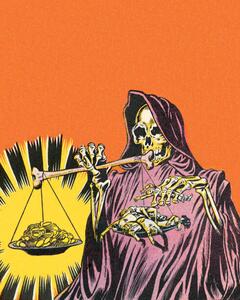 Ilustracija Skeleton witch, CSA Images