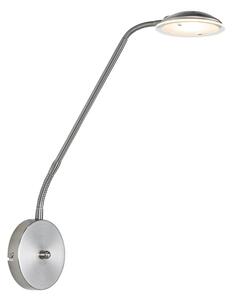 Moderna zidna lampa čelik uklj. LED - Eva