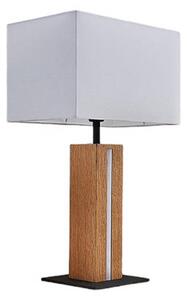 Stolne Lampa Lindby, Garry, prigušiv, Bijela, Dnevna soba, Tkanina / tekstil, Moderan