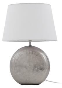 Stolne Lampa Lindby, Florentino, Bijela, Dnevna soba, Tkanina / tekstil