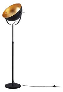 Podne Lampa Lindby, Muriel, Crno, Dnevna soba, Metal, Moderan