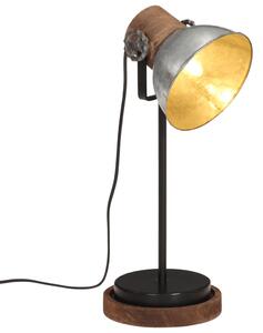 VidaXL Stolna svjetiljka 25 W vintage srebrna 17x17x50 cm E27