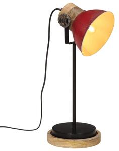 VidaXL Stolna svjetiljka 25 W pohabano crvena 17x17x50 cm E27