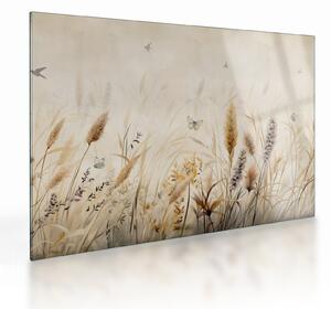Staklena slika - Divlja livada (70x50 cm)