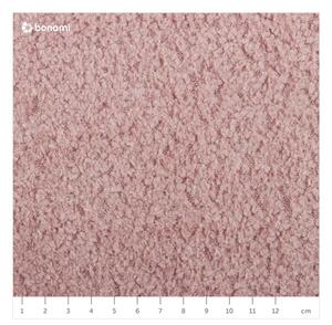 Ružičasta fotelja od bouclé tkanine Kukumo – Ame Yens