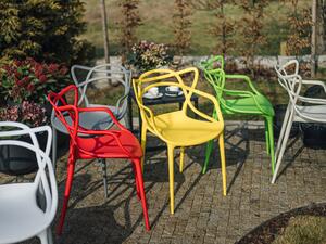 Žuta plastična stolica KATO