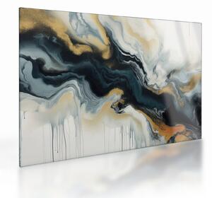Staklena slika - Mramorirani crtež (70x50 cm)