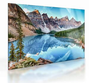 Staklena slika - Jezero Moraine (70x50 cm)
