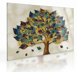 Staklena slika - Dekorativno drvo (70x50 cm)