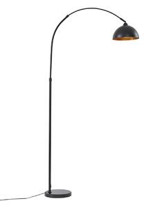 Podne Lampa Lindby, Tonka, Crno, Dnevna soba, Metal, Moderan