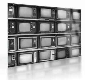 Staklena slika - Retro TV (70x50 cm)