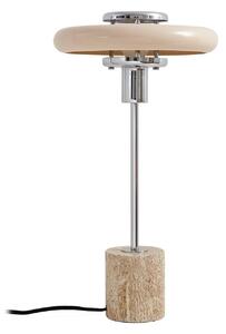 Stolne Lampa Lindby, Branford, Bež, Dnevna soba, Metal, Vintage