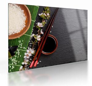 Staklena slika - Sushi (70x50 cm)