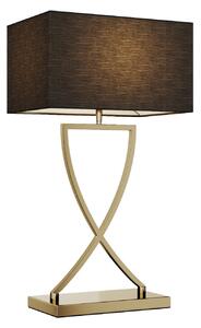 Stolne Lampa Lucande, Evaine, Crno, Dnevna soba, Metal, Moderan