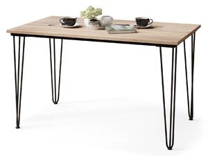 HAIRPIN hrast Sonoma, stol u stilu potkrovlja za kuhinju, blagovaonicu i dnevnu sobu