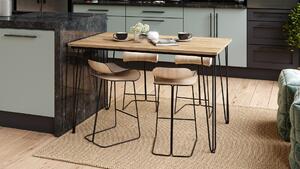 HAIRPIN hrast craft zlatna, stol u stilu potkrovlja za kuhinju, blagovaonicu i dnevnu sobu