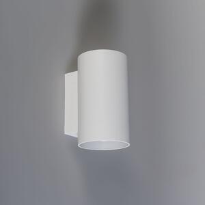 Komplet od 2 moderne zidne svjetiljke okrugle bijele boje - Sandy