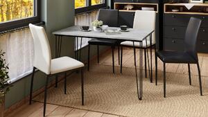 HAIRPIN svijetli beton, stol u stilu potkrovlja za kuhinju, blagovaonicu i dnevnu sobu