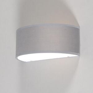 Komplet od 2 zidne svjetiljke polukružne sive boje - Bubanj