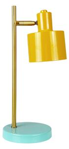 Stolne Lampa Dyberg Larsen, Ocean Mini, prigušiv, Žuta, Dnevna soba, Metal, Skandinavski