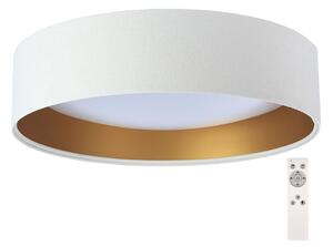 LED Prigušiva stropna svjetiljka SMART GALAXY LED/24W/230V bijela/zlatna + DU