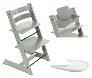 STOKKE hranilica Tripp Trapp set 3v1 glacier green