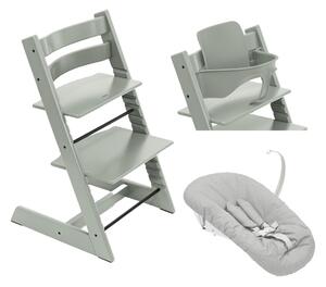 STOKKE hranilica Tripp Trapp set 3v1 glacier green