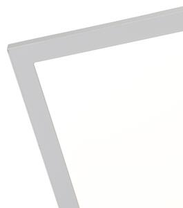 Moderna stropna svjetiljka bijela uklj. LED s daljinskim upravljačem - Mila