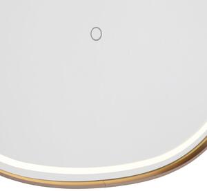Kupaonsko ogledalo za kupaonicu s LED diodom s ovalnim zatamnjivačem na dodir - Miral