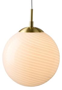 Viseće Svjetiljka Halo Design, CANDY BALL, prigušiv, Bijela, Dnevna soba, Staklo, Dizajn