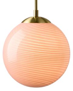 Viseće Svjetiljka Halo Design, CANDY BALL, prigušiv, Ružičasta ruža, Dnevna soba, Staklo, Dizajn
