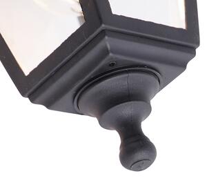 Klasična vanjska zidna svjetiljka crna podesiva IP44 - Capital