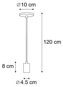 Industrijska viseća svjetiljka od bakra - Facil 1
