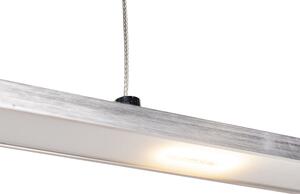 Dizajnerska viseća svjetiljka od čelika s prigušivačem na dodir, uključujući LED - Platinum